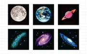Space Projector Dome - Shelf Light